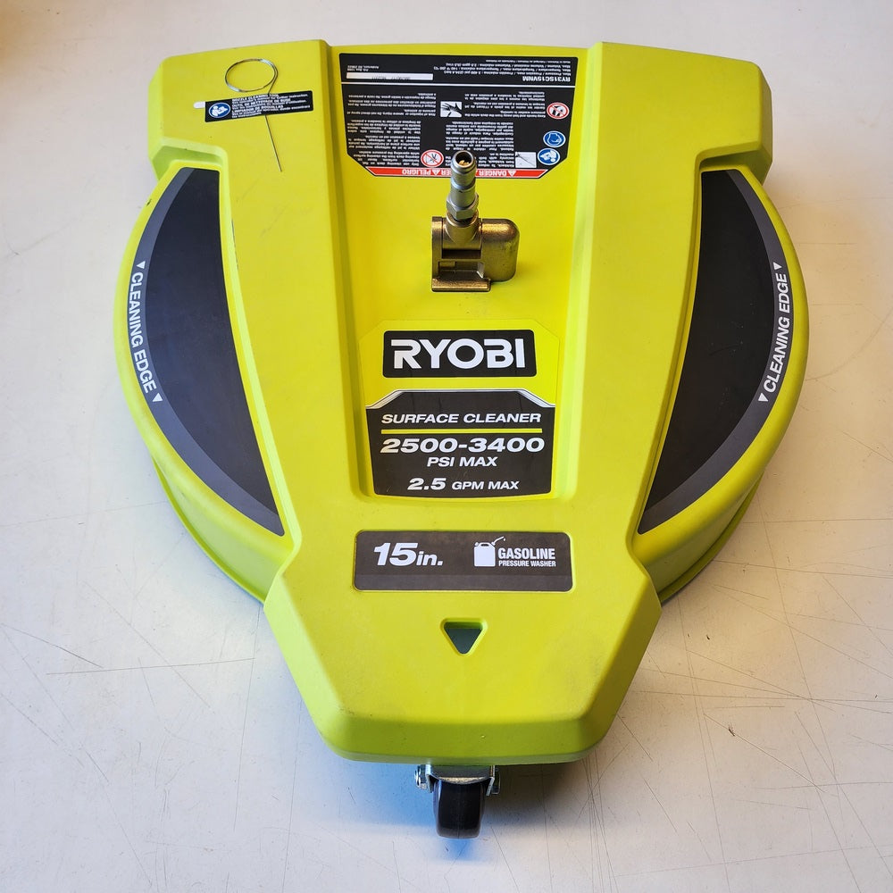 15 in. 3400 PSI Gas Pressure Washer Surface Cleaner with Caster Wheels (RY31SC15VNM) 15 in. 3400 PSI Gas Pressure Washer Surface Cleaner with Caster Wheels (RY31SC15VNM)